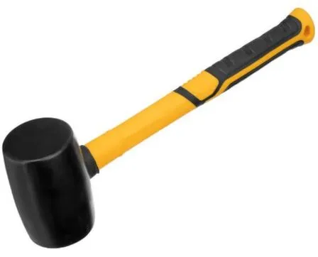 Купить Киянка 450 гр, резиновая с фиберглассовой рукояткой, Denzel в интернет-магазине Akvilon.kz