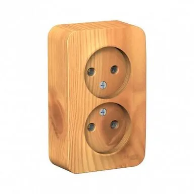 Купить Ясень розетка 2- мест. 16А без з/к Blancа в интернет-магазине Akvilon.kz