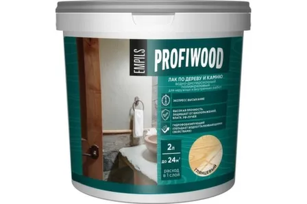 Лак по дереву и камню глянцевый, 2,2 кг, Profiwood в интернет-магазине Akvilon.kz