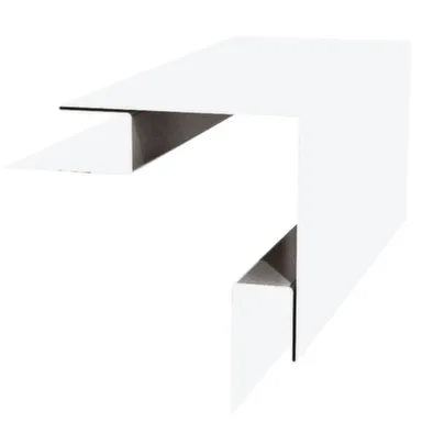 Купить Угол наружный сложный 75x75x3000 мм белый в интернет-магазине Akvilon.kz