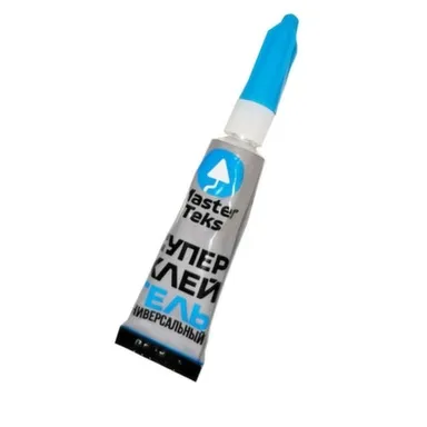 Купить Супер-клей гель цианоакрилатный, универсальный, прозрачный 3гр (12шт/блистер)Masterteks в интернет-магазине Akvilon.kz