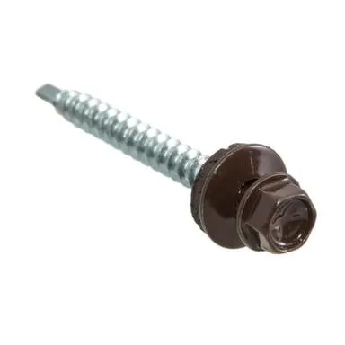 Купить Саморезы кровельные с буром 4,8x50 (темно коричневый 40 шт) в интернет-магазине Akvilon.kz