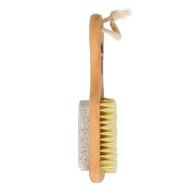 Купить Щетка деревянная двусторонняя, с пемзой, 18см, Банные штучки в интернет-магазине Akvilon.kz