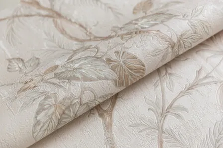 Купить Обои Оранжерея, мотив, бежевый, винил/флизелин, тиснёные, 1,06x10 м, Kerama Marazzi в интернет-магазине Akvilon.kz