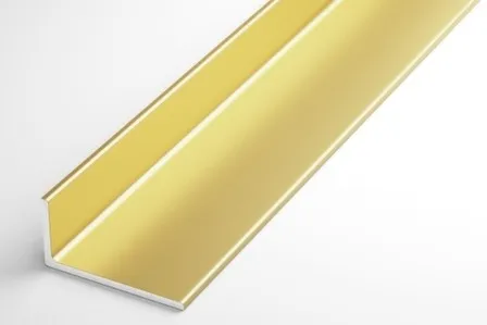 Купить Уголок разностор. 40x20x2x2000 мм золото,Лука в интернет-магазине Akvilon.kz