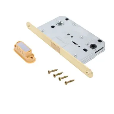 Купить Корпус замка магнитный 5300-MC-WC (под фиксатор) Аллюр Матовое золото в интернет-магазине Akvilon.kz
