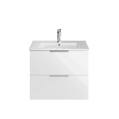 Купить Тумба подвесная Piano, 2 ящика, белая, с умывальником Piano 65 см, Kerama Marazzi в интернет-магазине Akvilon.kz