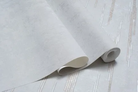 Купить Обои виниловые на флизелиновой основе, Темпо-уни, серый, 1,06x10 м, Артекс в интернет-магазине Akvilon.kz