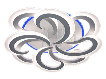 Купить Люстра светодиодная Галактика 120 Вт ф570x120 белый в интернет-магазине Akvilon.kz