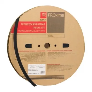 Купить Трубка термоусадочная 18мм/9мм черная EKF в интернет-магазине Akvilon.kz