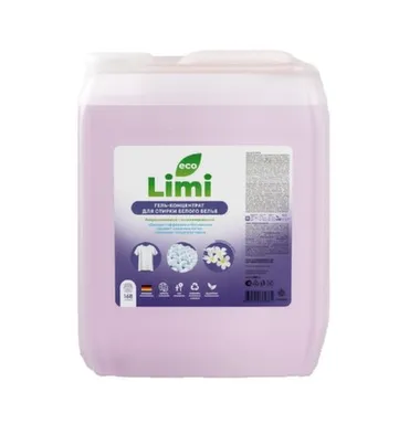 Купить Гель-концентрат для стирки белого белья Альпийские цветы, канистра, 5 л, Limi в интернет-магазине Akvilon.kz