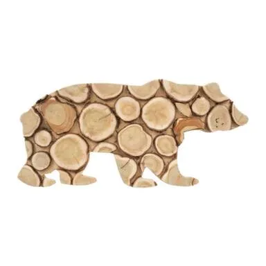 Купить Панно можжевеловое, фигурное, медведь 27x57см, Банные штучки/5 в интернет-магазине Akvilon.kz