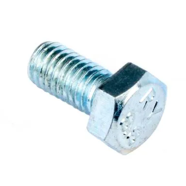 Купить Болт DIN 933 М5x10 мм, белый цинк, 10 шт, Стройбат в интернет-магазине Akvilon.kz