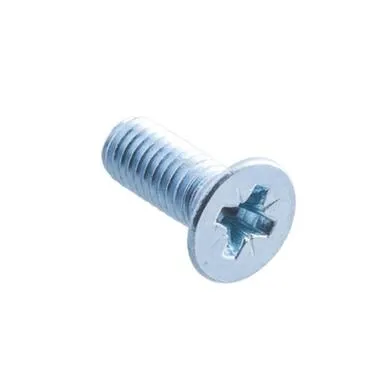 Купить Винт с потайной головкой DIN 965 М4x12 мм с гайкой и шайбой, белый цинк, 14 шт, Стройбат в интернет-магазине Akvilon.kz