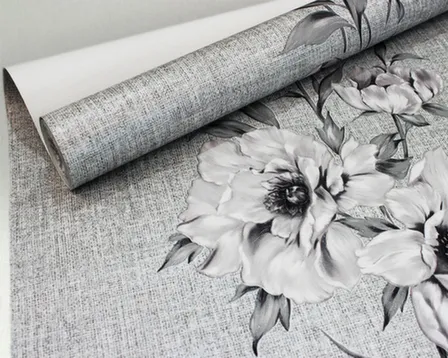 Купить Обои бумажные Эльвира-06, мотив, 0,53x10,05 м, Саратовские обои в интернет-магазине Akvilon.kz