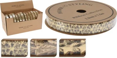 Купить Лента для декорирования, 1,2x750 см, в ассортименте, Koopman в интернет-магазине Akvilon.kz