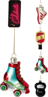 Купить Декорация подвесная Спортивный инвентарь, длина 9 см, в ассортименте, Koopman в интернет-магазине Akvilon.kz