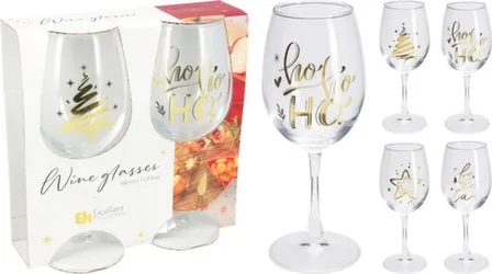 Купить Бокал для вина, 350 мл, набор 2 шт, в ассортименте, Koopman в интернет-магазине Akvilon.kz