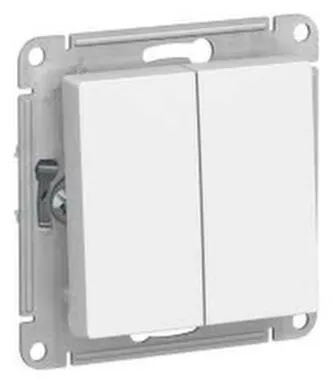 Купить Белый переключатель перекрестный2 - клав. 10А Atlas в интернет-магазине Akvilon.kz
