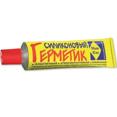 Купить Герметик силиконовый бесцветный 40мл, Новбытхим в интернет-магазине Akvilon.kz