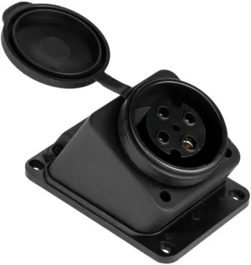 Купить Розетка настенная, наклонная, 3Р+Е 32А IP44 EKF в интернет-магазине Akvilon.kz