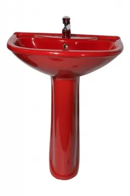 Купить Умывальник на пьедестале Престиж красный 55 см, Оскольская Керамика в интернет-магазине Akvilon.kz