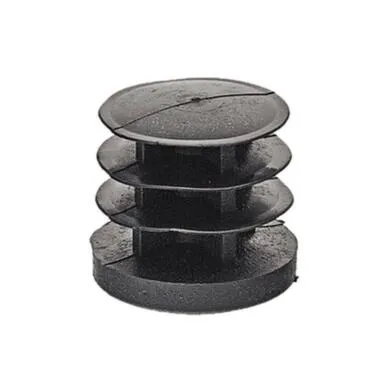 Купить Ножка-заглушка D 25 мм, пластмасса, черная, 4 шт, Стройбат в интернет-магазине Akvilon.kz