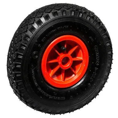 Купить Колесо пластмассовое с надувной шиной 260 мм, 1 шт, Стройбат в интернет-магазине Akvilon.kz