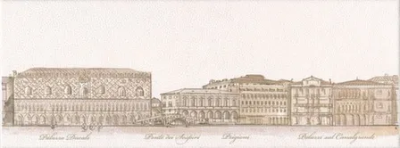 Купить Вставка Сафьян Venezia 15x40 см, Кerama Мarazzi в интернет-магазине Akvilon.kz