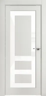 Купить Дверь межкомнатная НЕО 00005 остеклен. Убертюре Серена белый 700 в интернет-магазине Akvilon.kz