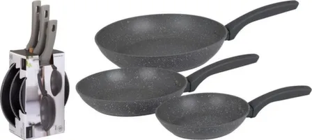 Купить Сковорода, набор из 3 штук: диаметр 20 см, 24 см, 28 см, Koopman в интернет-магазине Akvilon.kz