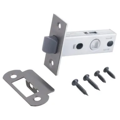 Купить Защелка дверная пластик.яз.графит Аллюр в интернет-магазине Akvilon.kz