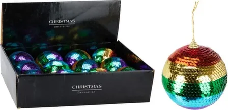 Купить Ёлочное украшение Шар, диаметр 11 см, Koopman в интернет-магазине Akvilon.kz