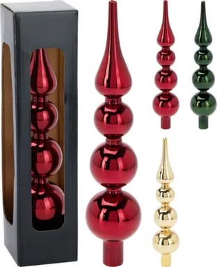 Купить Ёлочное украшение Верхушка на ёлку, стекло, длина 28 см, в ассортименте, Koopman в интернет-магазине Akvilon.kz