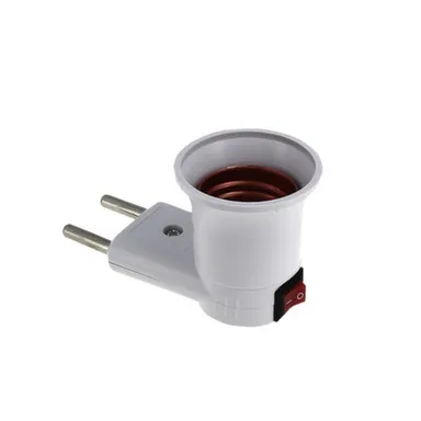 Купить Переходник вилка-Е27 с выключателем Sirius в интернет-магазине Akvilon.kz