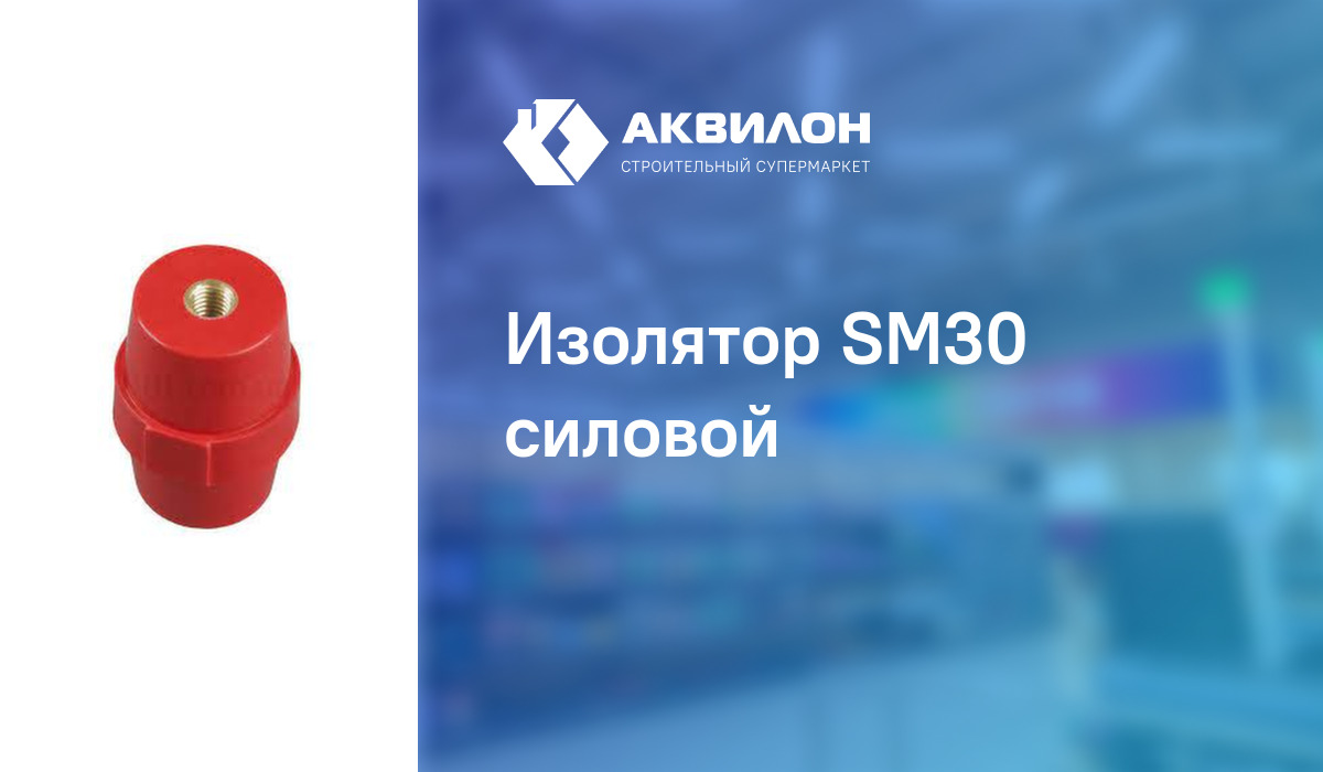 Изолятор SM30 cиловой: купить за 480 ₸ в Павлодар, Казахстане | Аквилон